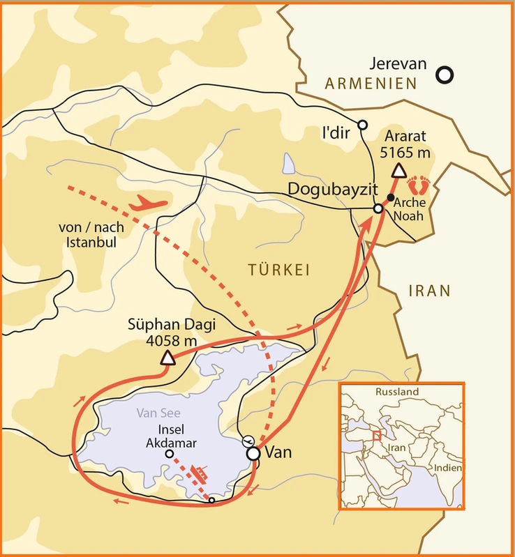 10 tage Süphan& Ararat