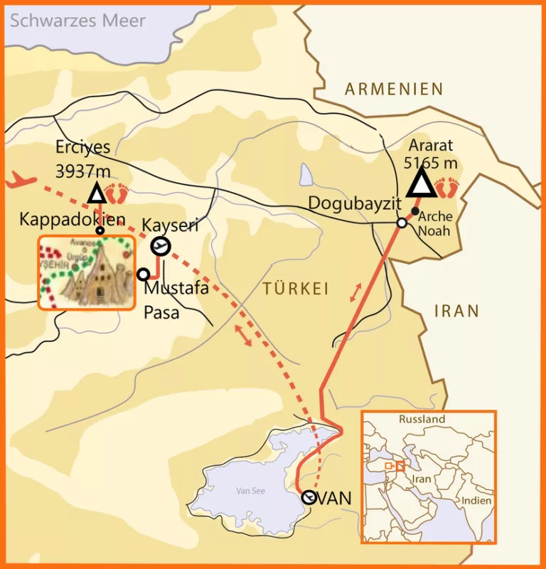 Kappadokien und Ararat