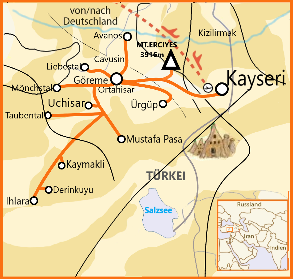 10 Tage Kappadokien – MT_ Erciyes Karte