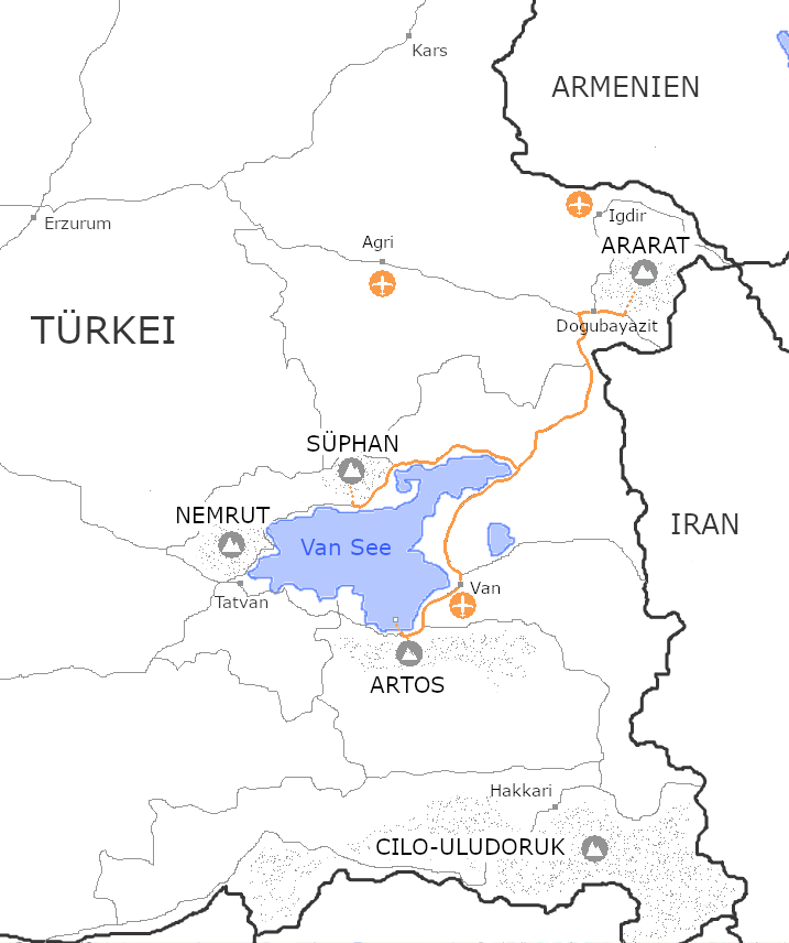 Karte Artos Suephan Ararat 1