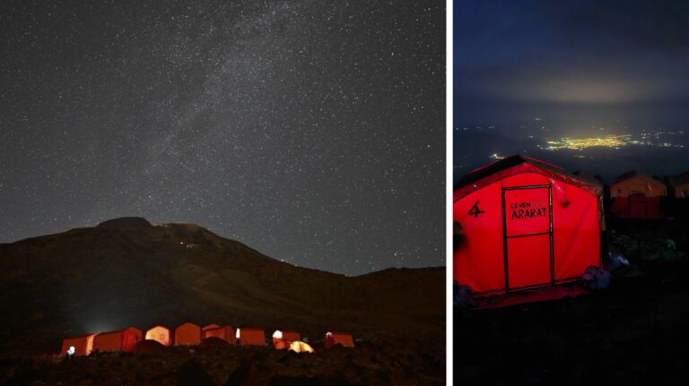 Ararat Besteigung Unterkünfte